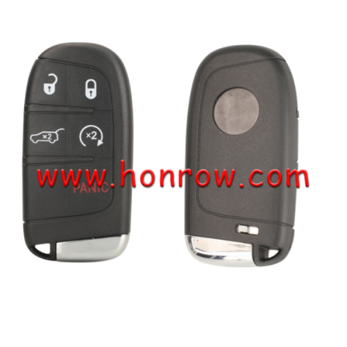 For Fiat 4+1 button remote key with 433Mhz PCF7953M /PCF7945 4A HITAG AES HITAG AES Chip FCC ID:M3N-40821302