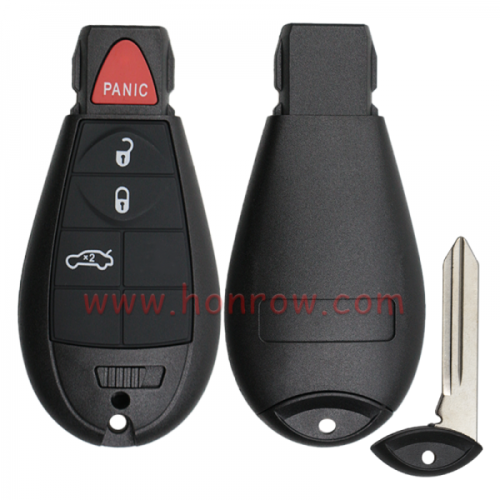 For Chrysler 3+1 button remote key blank