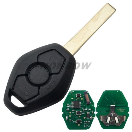 For BMW 5 Series CAS2 systerm 3 button remote key with 315-LPmhz PCF7942chips