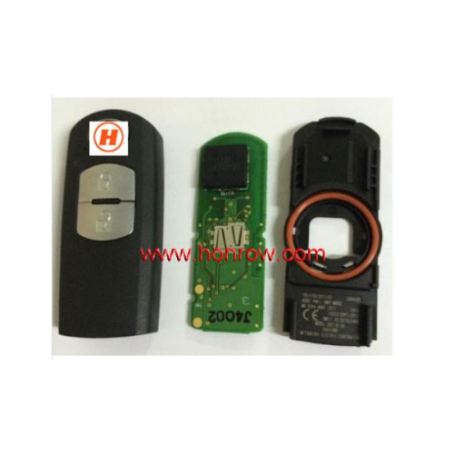 for Mazda 2 button keyless remote key with 433mhz with hitag pro 49 7953P  chip