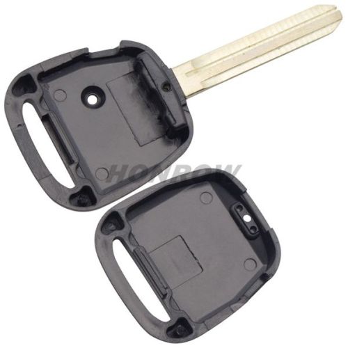 For To 1 button remote key blank with TOY43 blade and light hole (No Logo)