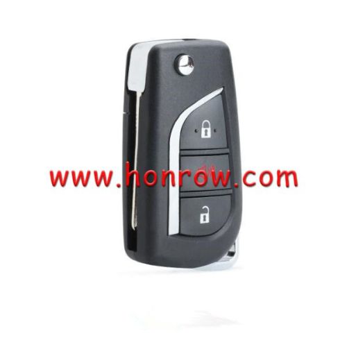 For Toyota 2+1 button remote key blank toy48 blade