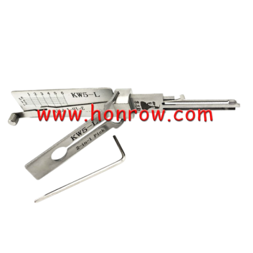 For Original Lishi KW5-L Left-Side Key Reader Locksmith Tool