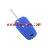 For Opel 2 button silicon case (Blue)