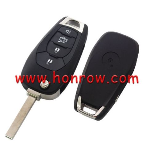 For Chevrolet 4 button flip remote key blank