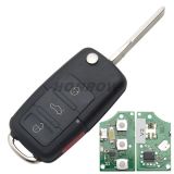 For VW remeot key with 3+1 button 315MHZ  ID48 chips 1JO959753T