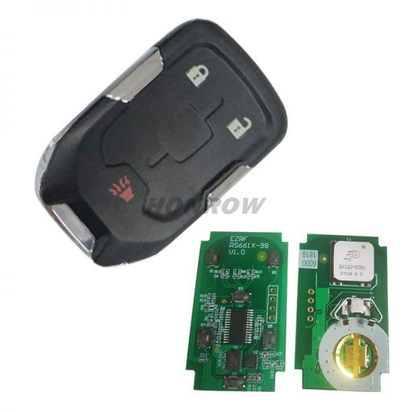 For GMC Yukon /Sierra 3 button smart key  with 315Mhz FCCID:HYQ1AA CMIT ID:2013DJ6723 PN:13580804/13508280 For 2015-2018 GMC Yukon 2015-2016 GMC Sierra