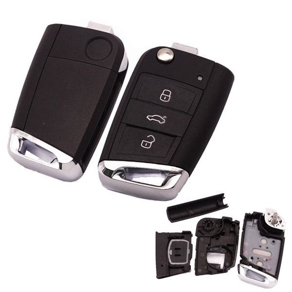 For V Golf7 3 button remote key shell