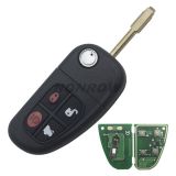 For Jag 4 button remote key with 315Mhz with 4D60 glass chip