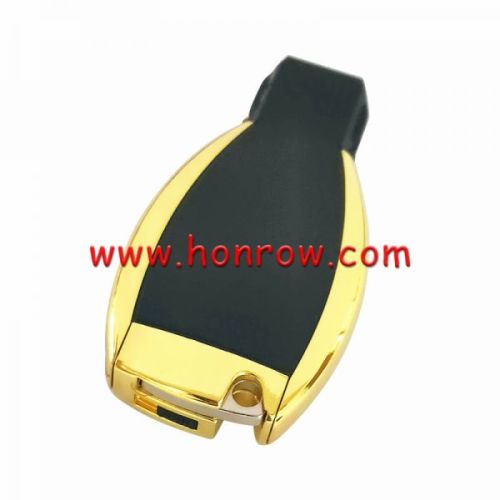 For Benz 3 button remote  key blank gold color