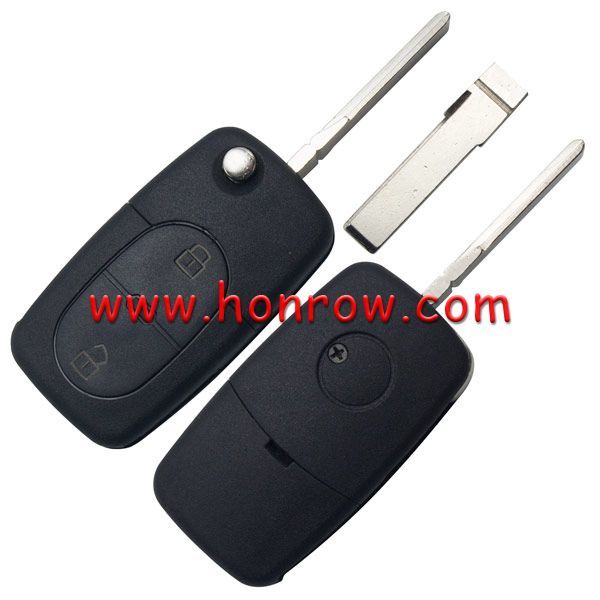 For V 2 button remote key blank (1616 battery Small battery)