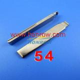 For Peugeot Remote Key Blade 407 54#