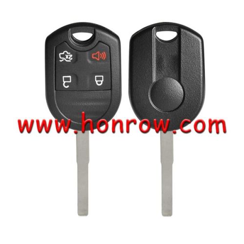 For Ford 4 buton remote key shell with HU101 key blade enhanced version