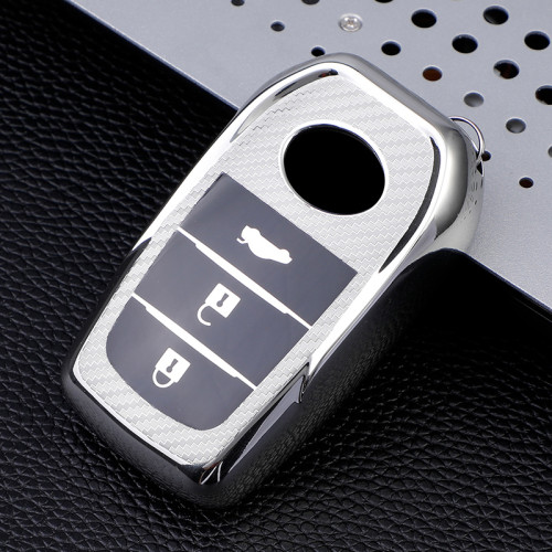 TPU Car Key Cover For  Highlander  CROWN  Prado  Vios  Camry  Corolla Key Protect Case