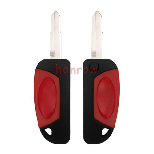 For Honda Motorcycle key blank with left blade red color