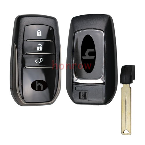 For Toyota 3 button remote key blank