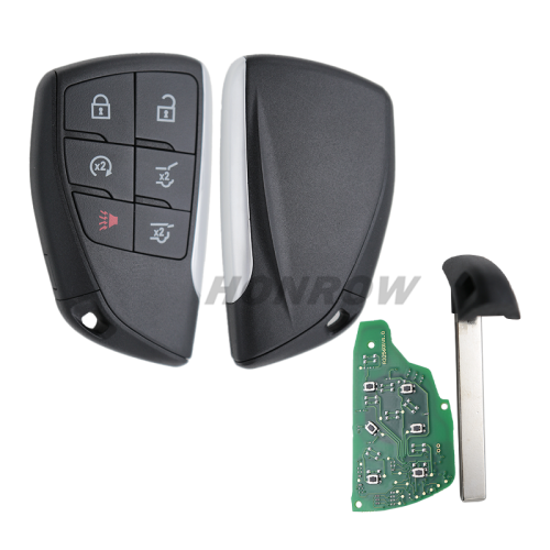 For Cadillac CT4 CT5 5+1 button smart remote key with ID49 chip 434 Mhz PN: 13538864 / YG0G20TB1