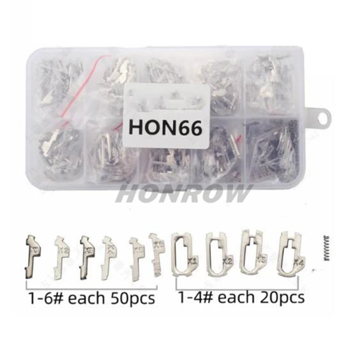For Honda 380PCS HON66 Lock Reed Auto Lock Repair Accesories Locksmith Tool （small 1-6# each 50pcs big 1-4# each 20pcs）