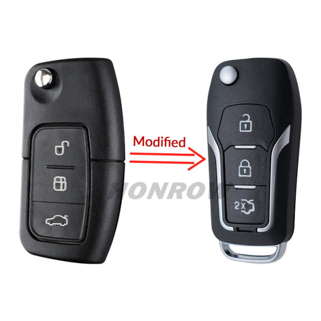 For Ford Focus modified flip remote key shell