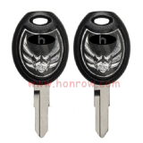 For Honda Motorcycle  key blank with right blade black color