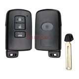 For Toyota 3 button remote key shell ,the button is square
