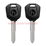 For Honda Motorcycle transponder key blank with left blade black color