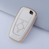 Gold TPU Car Key Cover For  Ford  Key Protect Case