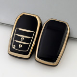 Gold TPU Car Key Cover For  TOYOTA  Key Protect Case
