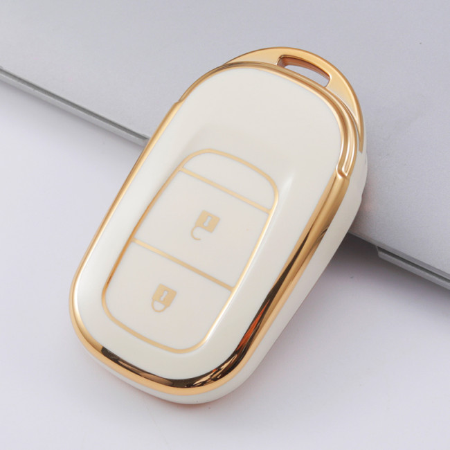 Gold TPU Car Key Cover For  Honda  Key Protect Case