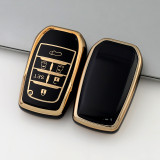 Gold TPU Car Key Cover For  TOYOTA  Key Protect Case