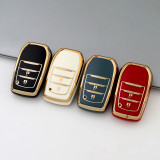 Gold TPU Car Key Cover For  TOYOTA  Key Protect Case