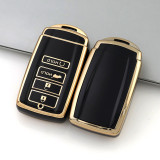 Gold TPU Car Key Cover For  Honda  Key Protect Case