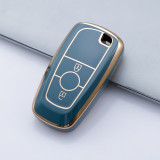 Gold TPU Car Key Cover For  Ford  Key Protect Case