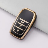 Gold TPU Car Key Cover For  TOYOTA  Key Protect Case