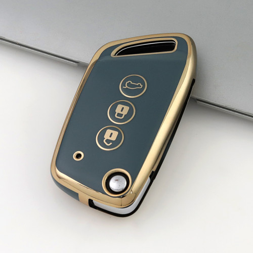 Gold TPU Car Key Cover For BAOJUN Key Protect Case