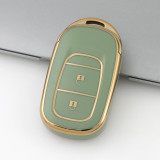 Gold TPU Car Key Cover For  Honda  Key Protect Case