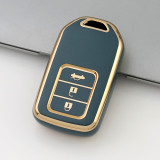 Gold TPU Car Key Cover For  Honda  Key Protect Case