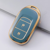 Gold TPU Car Key Cover For  Honda  Key Protect Case