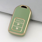 Gold TPU Car Key Cover For  Honda  Key Protect Case