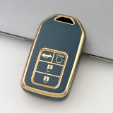 Gold TPU Car Key Cover For  Honda  Key Protect Case