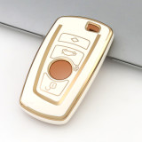 Gold TPU Car Key Cover For BMW Key Protect Case