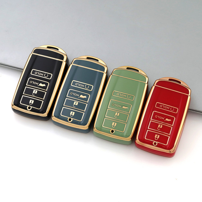 Gold TPU Car Key Cover For  Honda  Key Protect Case