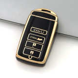 Gold TPU Car Key Cover For  Honda  Key Protect Case