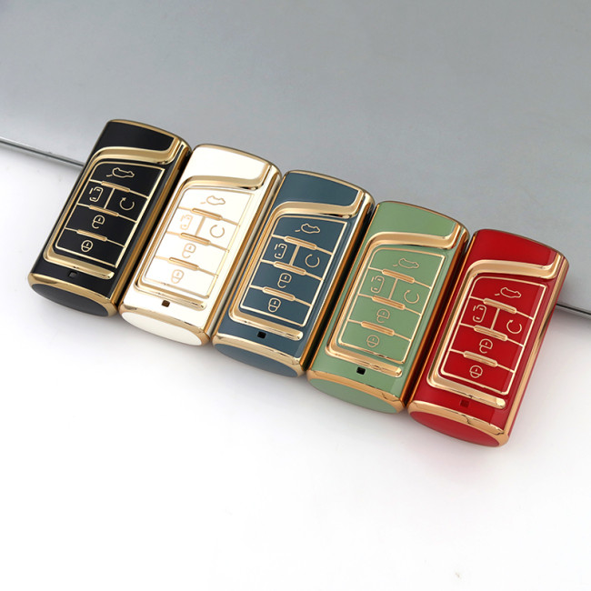 Gold TPU Car Key Cover For Trumpchi  Key Protect Case