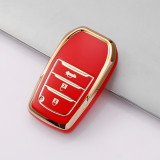Gold TPU Car Key Cover For  TOYOTA  Key Protect Case