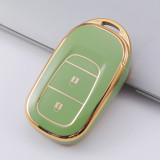 Gold TPU Car Key Cover For  Honda  Key Protect Case