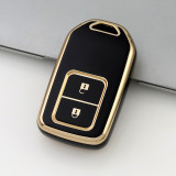 Gold TPU Car Key Cover For  Honda  Key Protect Case