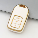 Gold TPU Car Key Cover For  Honda  Key Protect Case
