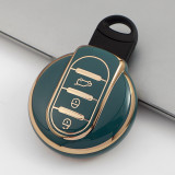 Gold TPU Car Key Cover For BMW Key Protect Case