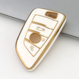 Gold TPU Car Key Cover For BMW Key Protect Case